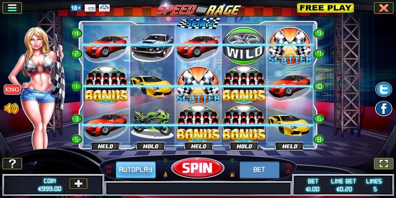 Biểu tượng đặc biệt trong Burning Race Slot